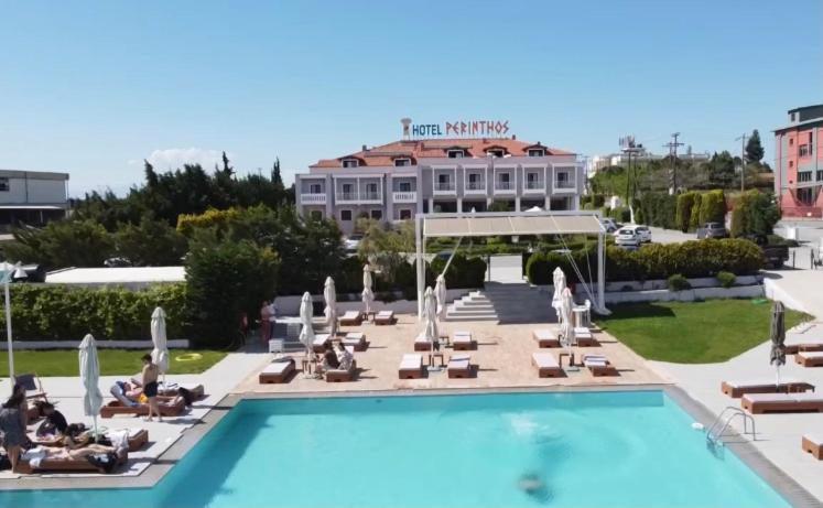 Perinthos Hotel Anchialos Exterior photo